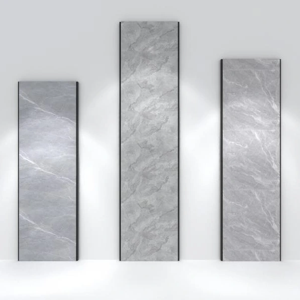 Vægmonteret fliseudstillingsstativ til messe